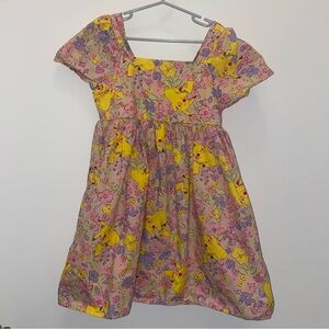Floral Pokemon Pikachu Dress